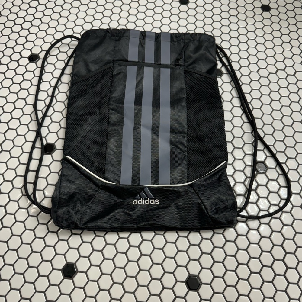 Adidas drawstring sling bag one size